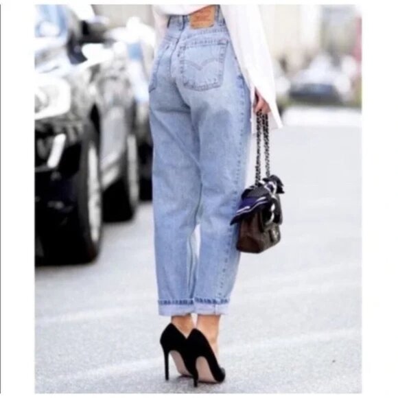 Levi's Denim - NWT Vintage Levi’s 550 Classic Relaxed Cotton High Rise 90s Mom Jeans 8M 505 501